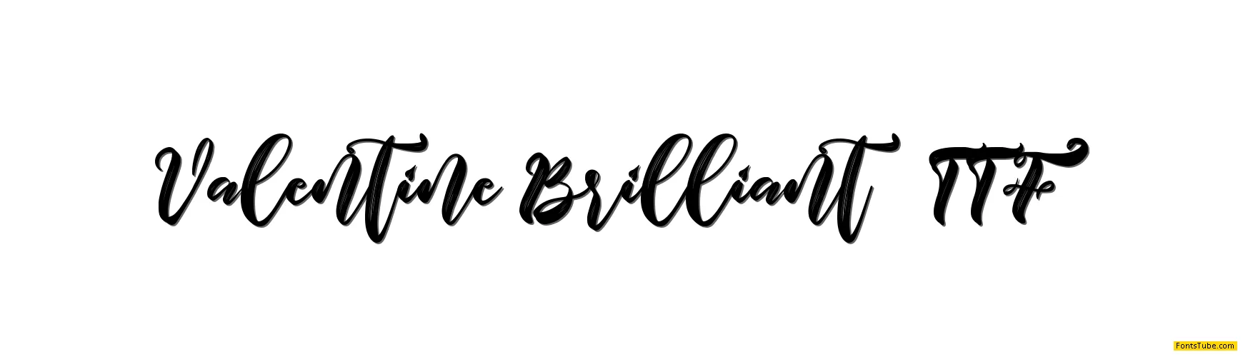Valentine Brilliant Font Family