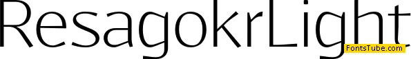 Resagokr Font Family