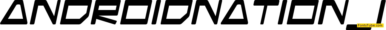 Android Nation Font Family