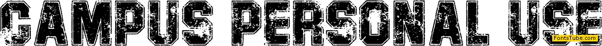 CAMPUS PERSONAL USE Font
