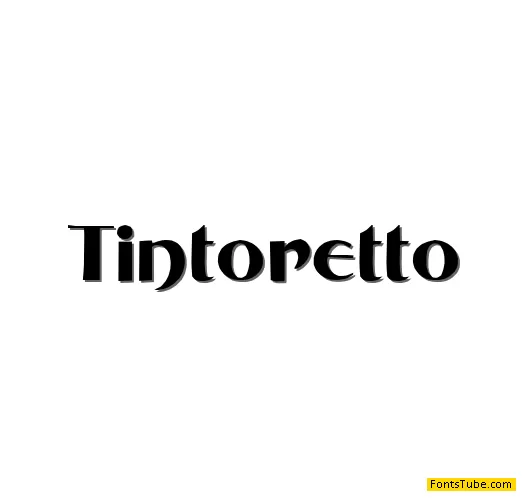 Tintoretto Font