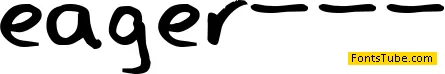 Eager Naturalist Font