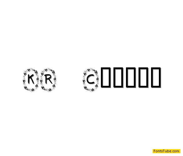 KR Clover Font
