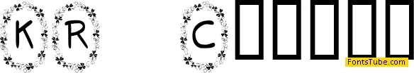 KR Clover Font