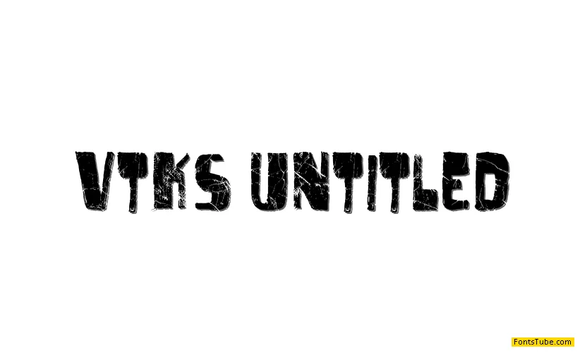 vtks untitled Font