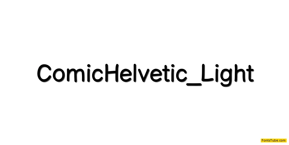 Comic Helvetic Font Family