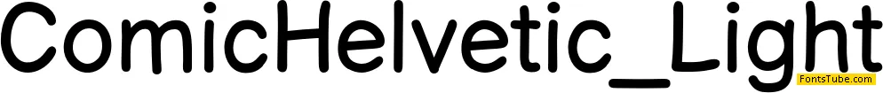 Comic Helvetic Font Family
