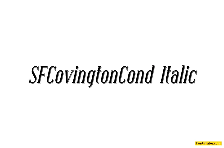 SF Covington Font Family