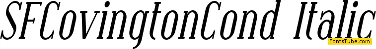 SF Covington Font Family