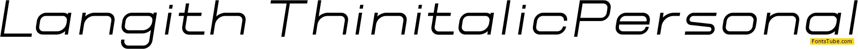 Langith Font Family