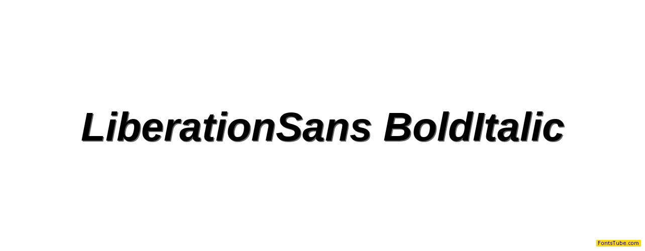 Liberation Sans Font Family