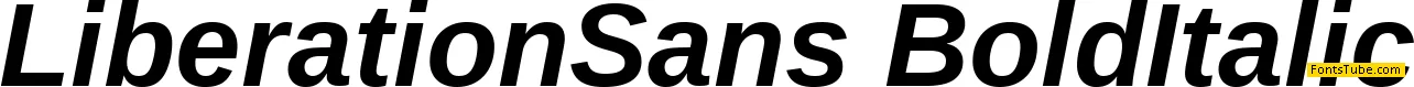 Liberation Sans Font Family