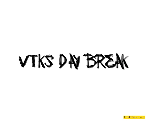 VTKS DAY BREAK Font