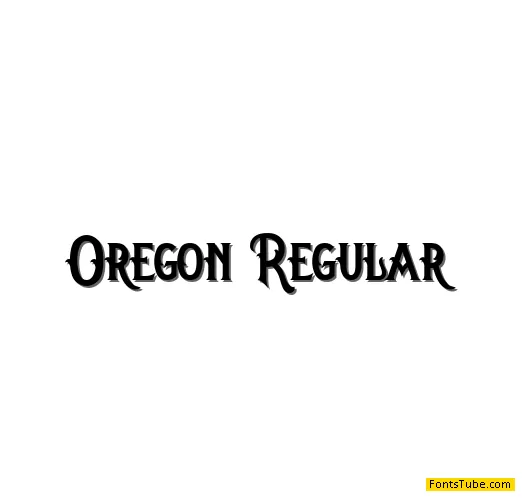 Oregon Font