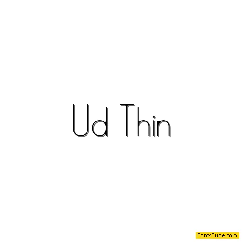 Ud Font