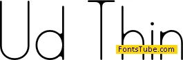 Ud Font