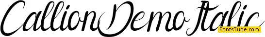 Callion Demo Font Family