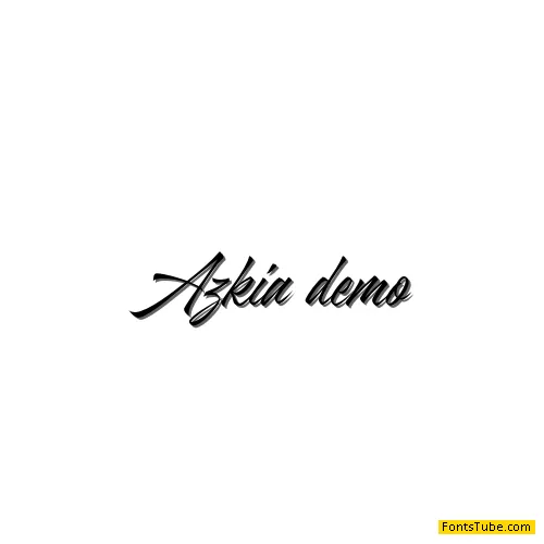 Azkia Demo Font