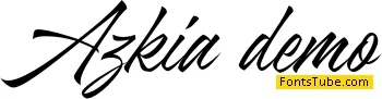 Azkia Demo Font
