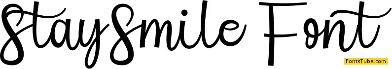 Stay Smile Font