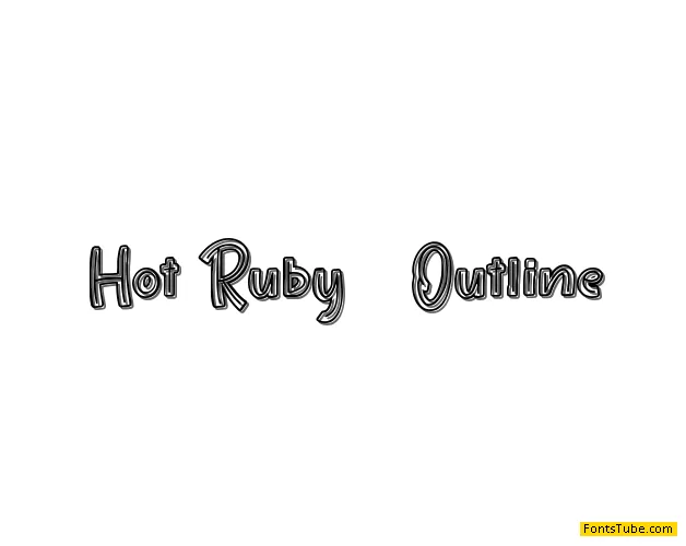 Hot Ruby Font Family