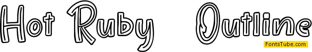 Hot Ruby Font Family