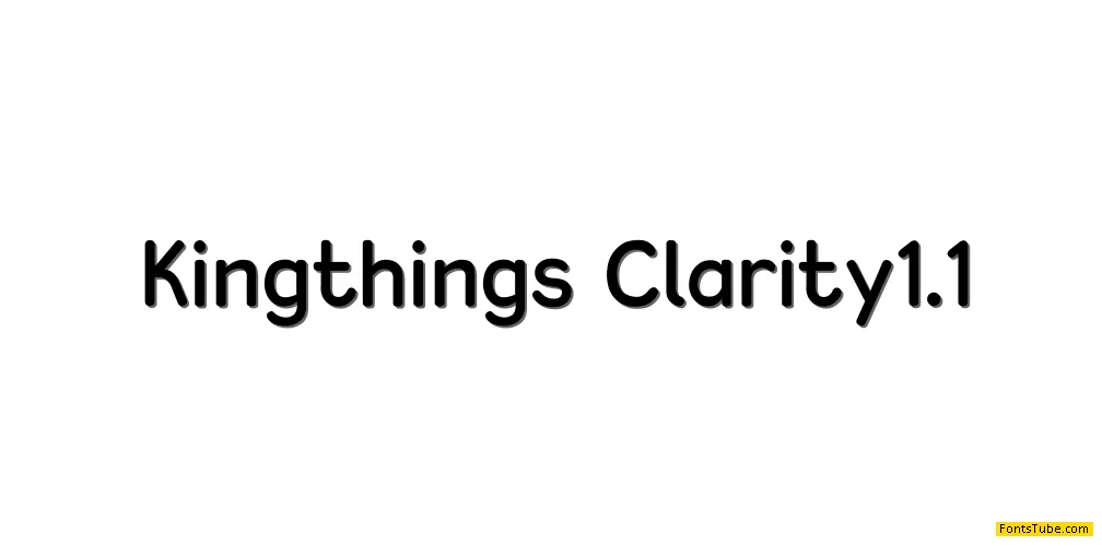Kingthings Clarity Font