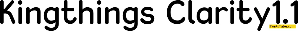Kingthings Clarity Font