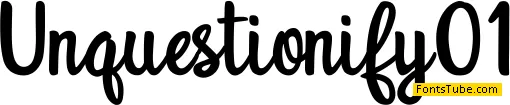 Unquestionify Font