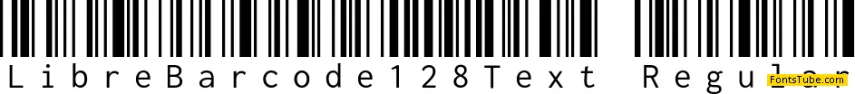 Libre Barcode 128 Text