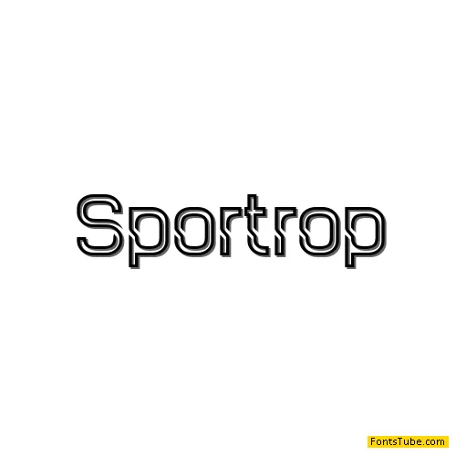 Sportrop Font