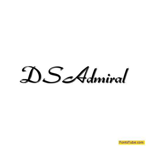 DS Admiral Font