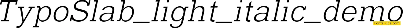 Typo Slab Font Family