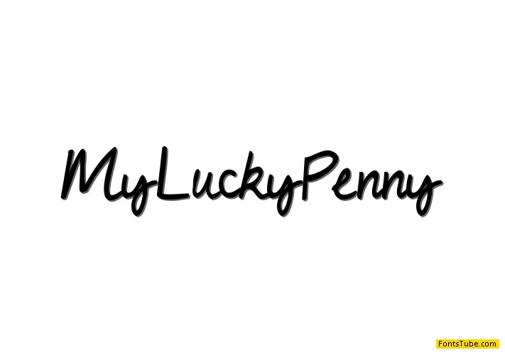 My Lucky Penny Font