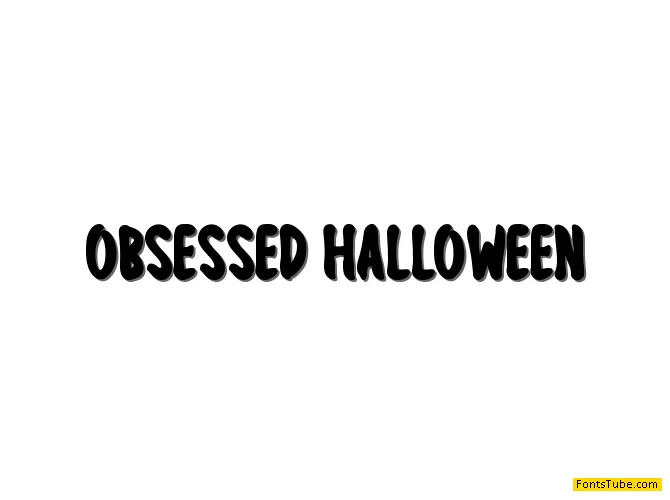 Obsessed Halloween Font