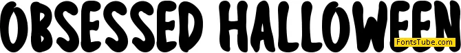 Obsessed Halloween Font