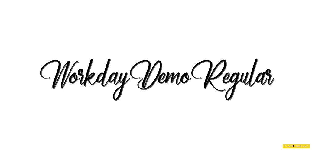 Workday Demo Font