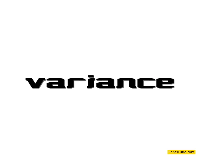 Variance Font