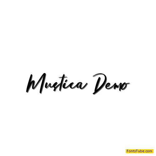 Mustica Demo Font