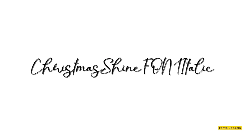 Christmas Shine Font Family