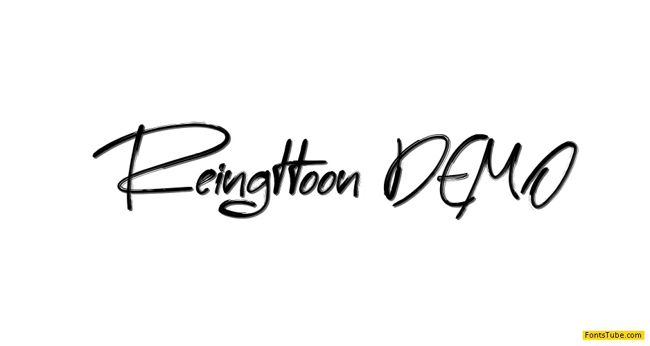 Reingttoon DEMO Font
