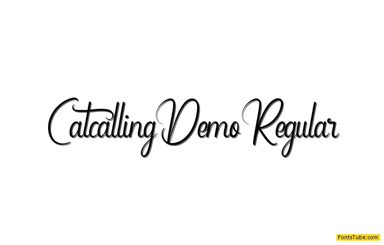 Catcalling Demo Font