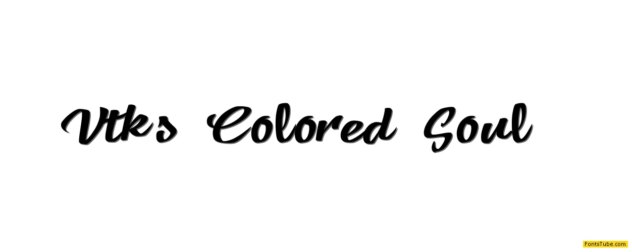 VtksColored Soul 3 Font