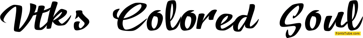VtksColored Soul 3 Font