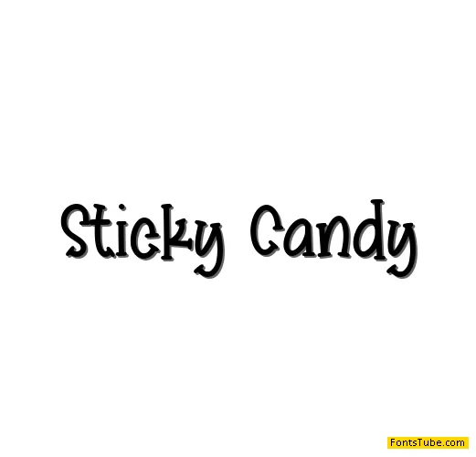 Sticky Candy Font