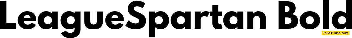League Spartan Font