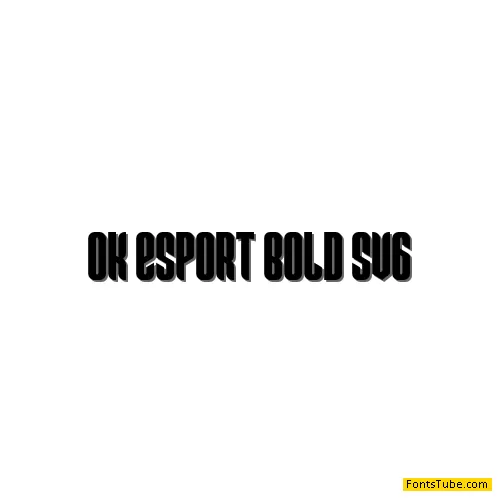 Ok-Esport Font