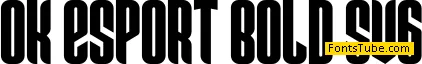 Ok-Esport Font
