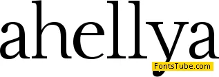 Ahellya Font Family