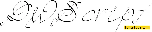 PW Script Font